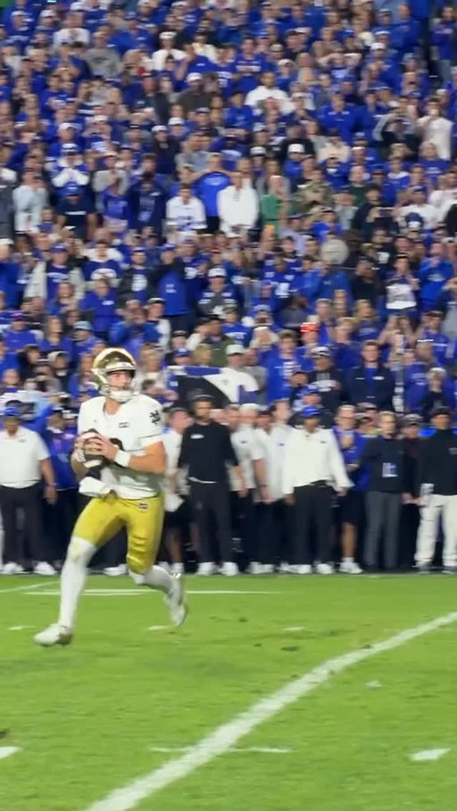 The LAST PLAY of BYU vs ND 

INSANITY. 

@biggy.bailey would approve 🤝

#byu #notredame #provo #cfb