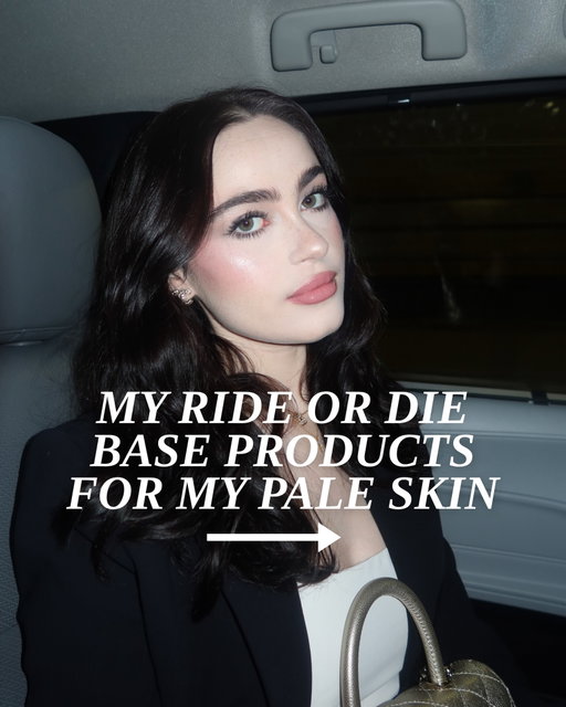 here are my ride or die base products for pale skin! two picks for each step so you’ve got options 🤍 part two coming with my contour, blush, powder, and setting spray recs 🫶🏻 which step do you struggle with the most in your makeup routine? ✨ @saiebeauty @rhode @westmanatelier @tower28beauty @kosas @natashadenonabeauty @charlottetilbury