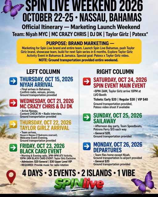 Nassau Bahamas get ready here we come