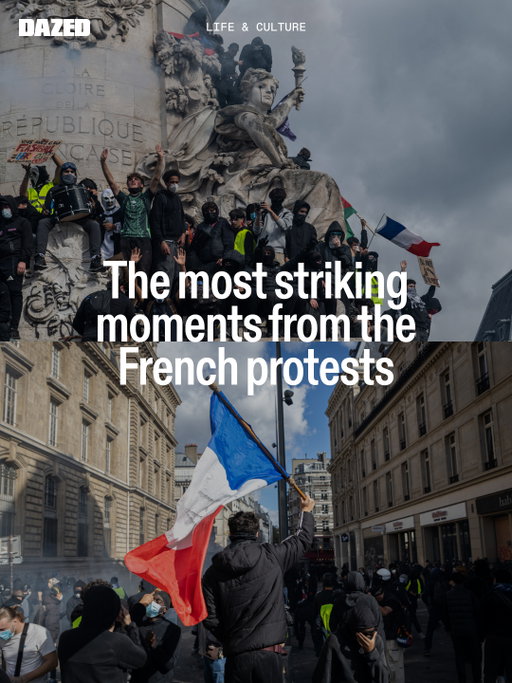 Over the weekend, more than half a million people took to the streets of France. 🇫🇷✊⁠
⁠
What started as student protests over underfunded schools, teacher shortages and poor conditions has evolved into a much broader movement against economic inequality and rising living costs, powered by a deep sense of frustration with the political elite.⁠
⁠
Protests have been largely peaceful, but there have been moments of shocking destruction: perhaps the most powerful images captured over the weekend showed Limoges’ historic town hall engulfed in flames, its roof collapsing after the building was set ablaze.⁠
⁠
While these are all serious issues, there were lighter moments across the weekend, from Soulja Boy emerging as a political commentator with more sense than many professional pundits, to protesters attempting a little impromptu wealth redistribution.⁠
⁠
Tap the link in bio to see more 🔗⁠
⁠
#france #franceprotests #dazed