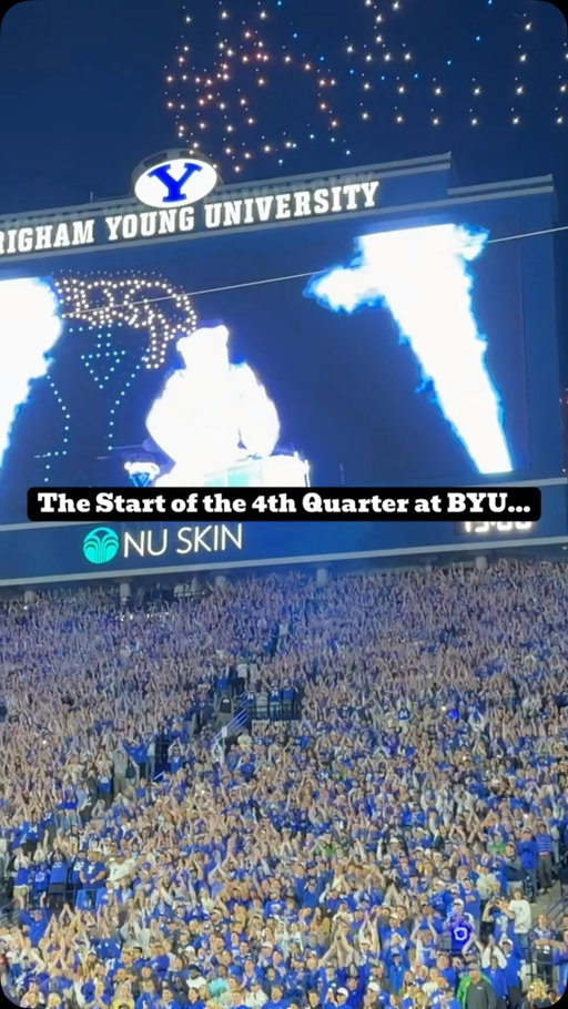 One of the most insane 4th quarter intros I’ve ever seen

#byu #cougars #provo #big12 #cfb