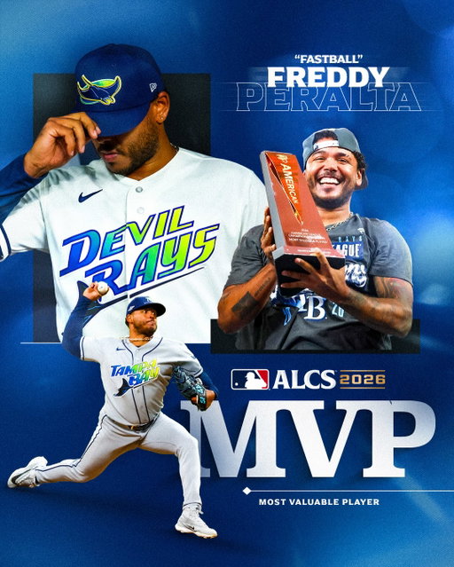 ALCS MVP looks good on you, Freddy 🫶

#ForTampaBay | #Postseason