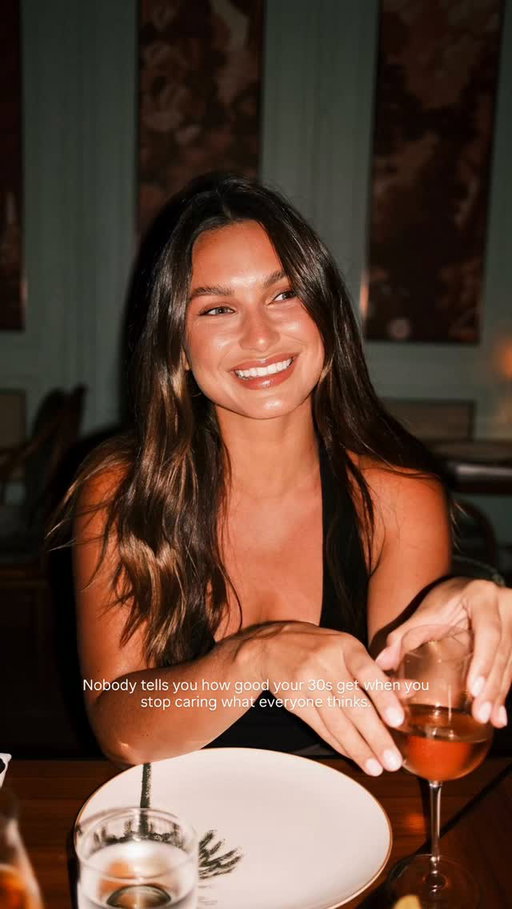 Nobody really prepares you for how much you change in your 30s. You start caring less about what people think, you appreciate the smallest things, you realise how precious time is and you stop putting yourself last. Life isn’t perfect, but you’re so much more comfortable with who you are. I think that’s the real glow up ✨