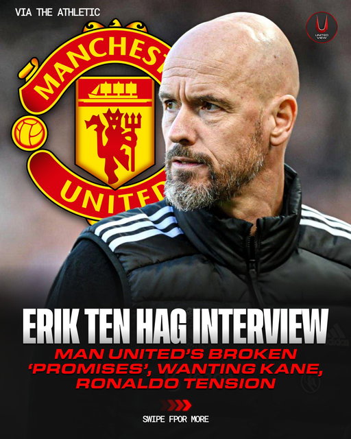 Erik ten Hag has lifted the lid on his time at Man United… and he did NOT hold back! 🫵

Broken promises, transfer targets ignored, dressing-room tensions and a culture he believes runs far deeper than any manager ‼️

How much of Man United’s failure under Ten Hag was his fault, and how much was down to the leadership? 👇

#ManUnited #ErikTenHag #MUFC #UnitedView