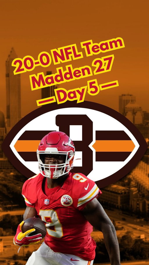 Trying to build a 20-0 NFL Team on Madden 27: Day 5 #acshear #nflfilter #20and0nflteam #madden #madden27