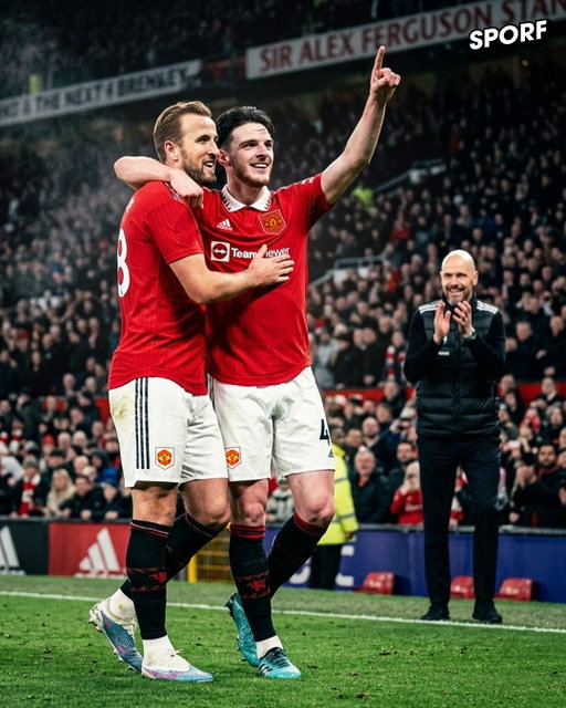 Erik ten Hag has revealed he fought to bring Harry Kane and Declan Rice to Manchester United! 👀🔴

“I want only one player — and you know who,” Ten Hag said of Kane, while admitting United wanted to sign Rice but West Ham were reluctant to let their star man go.

Imagine those two at Old Trafford under Ten Hag… could they have helped United challenge for the Premier League title? 🏆🤯