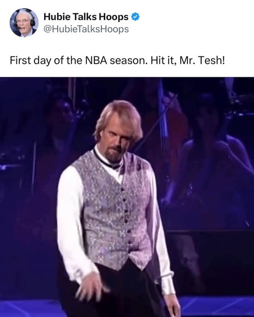 the NBA is officially BACK. 🙏

The NBA is back today, and the whole season looks loaded. It starts with the Celtics at the Pistons at 3 p.m. ET, then the Knicks raise their first championship banner in 53 years against LeBron’s Sixers debut, and the Thunder visit the Spurs in a Western Conference Finals rematch to close it out.

Beyond tonight, LeBron is in Philly with Embiid, Jaylen Brown, and Maxey, Giannis is in Miami, Kawhi is back in Toronto, and Ja Morant is teaming up with Dame in Portland. Wemby and Cooper Flagg are heading into big seasons, AJ Dybantsa is starting his career in Washington, and there have been eight different champions in the last eight seasons. Nobody knows who wins it all, and that’s what makes this year so much fun.

What’s the one storyline you can’t wait to watch this season?

(hubietalkshoops/x)
#nbaseason #nbamemes #basketballseason