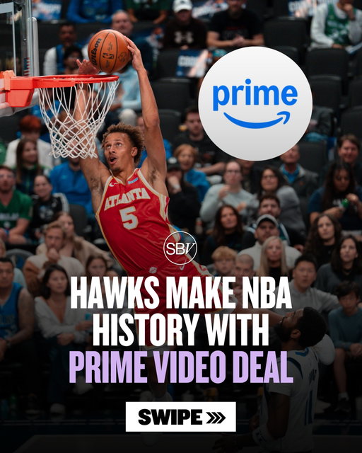 The Atlanta Hawks are taking a different approach to local sports broadcasting.

Beginning with the 2026-2027 season, the Hawks will become the first NBA team to stream their local games exclusively on Prime Video, making non-nationally exclusive broadcasts available to fans across their five-state regional territory at no additional cost with a Prime membership.

The agreement comes alongside a separate partnership with Gray Media, which will bring 74 Hawks games to free, over-the-air television through WANF and Peachtree Sports Network.

Together, the deals give fans across Georgia and the Southeast more ways to watch, while eliminating the need for a separate local streaming subscription for existing Prime members.

As NBA teams continue to rethink their regional media strategies, Atlanta’s approach combines a major streaming platform with traditional local television, reflecting the changing ways fans consume live sports.

#AtlantaHawks #NBA #SportsBusiness #SportsMedia #PrimeVideo