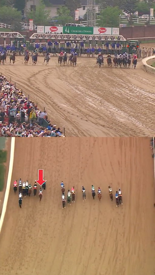 Relive one of the wildest comebacks in Kentucky Derby history. 🤯

Mine That Bird went from the back of the pack to the winner’s circle at 50-1 odds in 2009 after moving up the rail with Calvin Borel aboard.