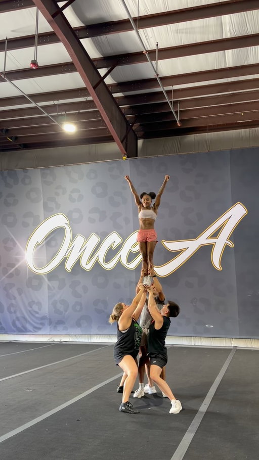 Why just do 1 when we can do 2 😋
-
#cheer #topgun #gym #cheerleading #acro