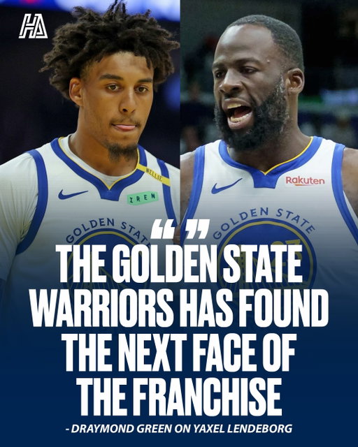 Draymond Green says Yaxel Lendeborg is the next face of the Warriors

“The Golden State Warriors has found the next face of the franchise... we’re gonna talk Rookie of the Year next, that’s my pick... we had open practice, we do the singing, this dude went up in the crowd and the fans loved it, they were going crazy... We’re all underneath the rim in the paint and Steve’s going crazy like ‘come on guys’ and he’s in the tunnel signing autographs and Steve has to go get him... I told him last night, I said ‘Hey, everybody’s gonna be joking, you’re a rookie but don’t lose that cause that’s actually what Steph Curry would do.”