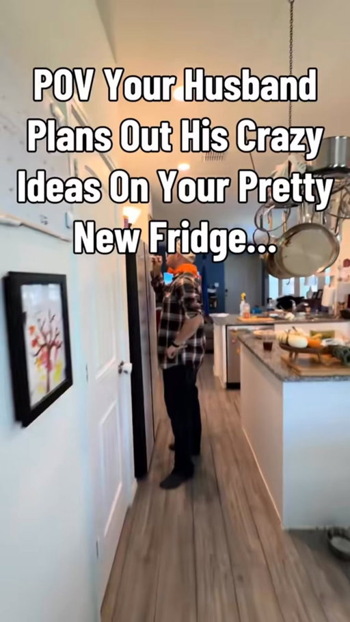 He’s always doing some mess on our fridge🙌😘😂

We chose the right fridge @samsungus