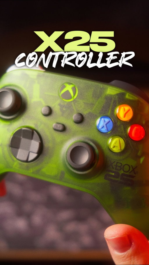 If you had an original Xbox, this controller is going to hit different 💚

The X25 Special Edition brings back the OG green, the classic ABXY colours and nods to the Duke, all in a translucent shell

#Xbox #Xbox25 #XboxController #XboxSeriesX #unboxing