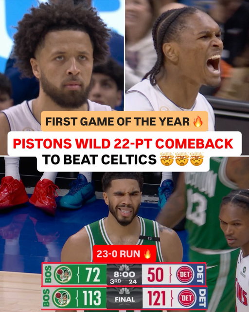 INSANE START TO THE NBA SEASON 🤯🔥

PISTONS COMEBACK TO BEAT THE CELTICS!
