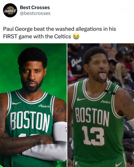 Paul George just beat the “washed” allegations in his FIRST game with the Celtics 😭🔥

PG dropped 38 points (12-21 FG, 7-12 3PT), 5 rebounds, 3 assists, and 5 steals in his debut with Boston, proving to ALL the haters that Unc’s still got it. 😤

Despite the Paul George masterclass, the Detroit Pistons completed a 22-point comeback to beat Boston 121-113 to open the 2026 NBA season.

We’re just ONE game into the new season and this league is already MUST-SEE TV. 🍿