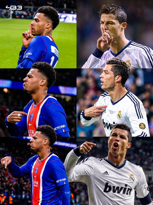 Too cold 🥶🥶🥶

Désiré Doué really hit Cristiano Ronaldo’s “I’m here” celebration after scoring against Barcelona 😮‍💨

Another goal and assist for him tonight. 

Absolute baller 🤫