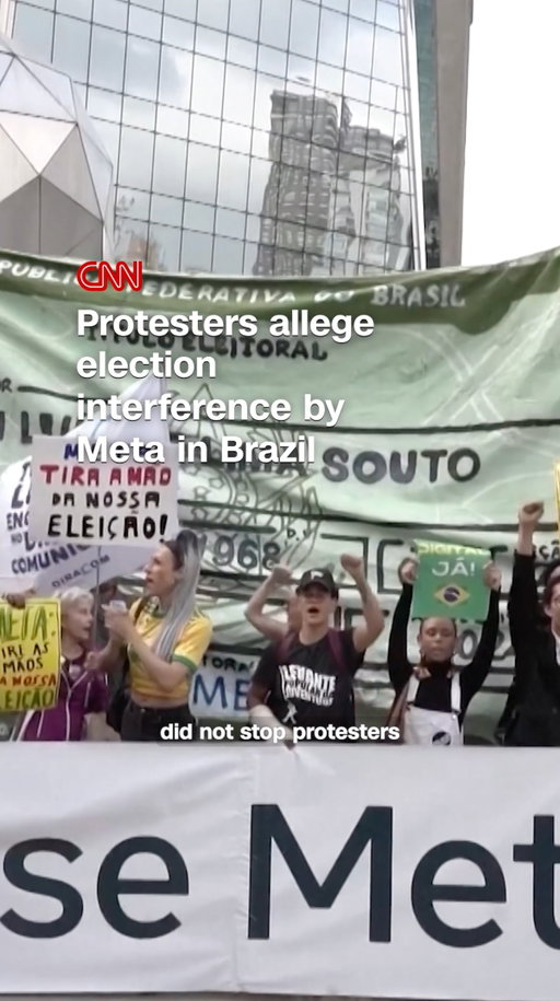 Protesters gathered outside Meta’s headquarters in Brazil after allegations from Brazilian President Luiz Inácio Lula da Silva’s party that Meta’s algorithm was favoring Senator Flávio Bolsonaro’s accounts ahead of the presidential runoff election on October 25. 

In a statement, Meta said “allegations that we are favoring or interfering on behalf of any candidate or political group are false and unfounded.”