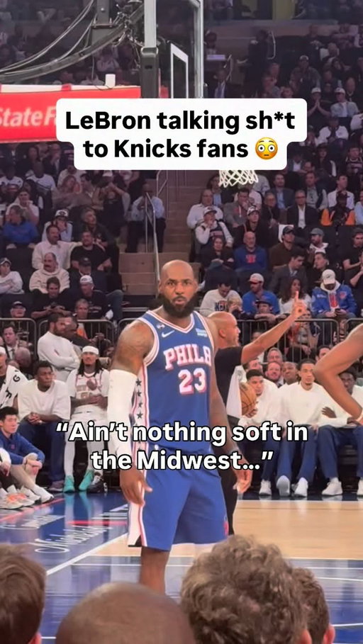 👉FOLLOW FOR MORE ELITE SPORTS CONTENT 🍿🔥

LeBron got into it wins fans at MSG 👀

This game is peak 🍿