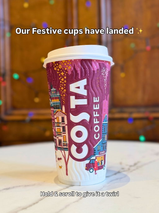 Your favourite coffee just got a Festive makeover ✨ Our new magical cup designs are available for you to get your hands on in store from tomorrow… and there’s even something for our all-year-round iced coffee lovers 🧊