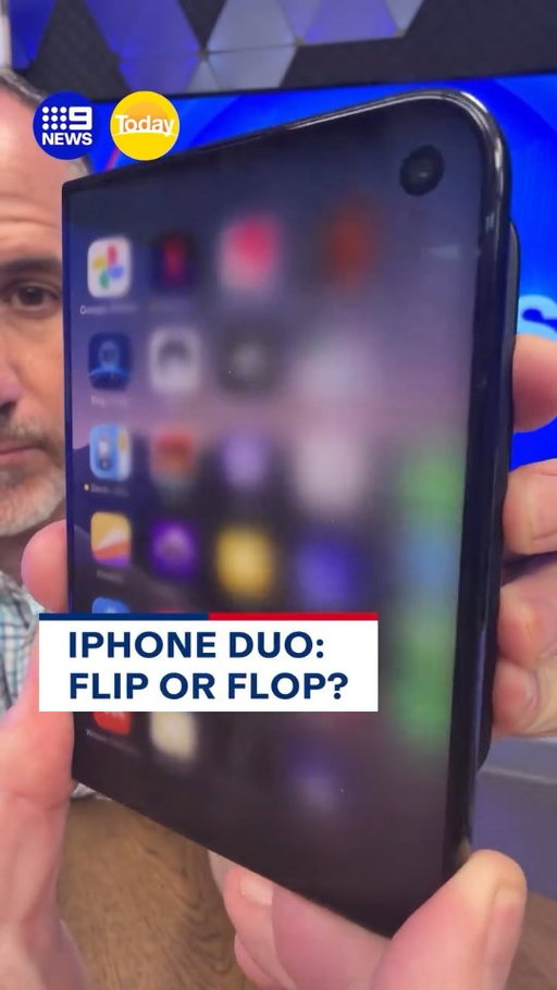 It may be the most anticipated phone of the decade, but finally it's here.

Apple has released their first folding phone, the iPhone Duo, but has the wait been worth it? #9News
