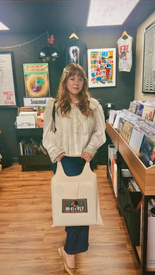What’s In My Bag… @hifiandfly Edition 😈🔥 I stopped by my new fav record store in Knoxville yesterday and maybe had too much fun?? Is that possible? Anyway hope y’all enjoy my picks, I got swept away by a couple queens and daddies. See you TOMORROW at @retrolocal for my show with @minormoon & @max.subar !!! 

#vinylrecords #newmusic #livemusic #recordstore #vinyl