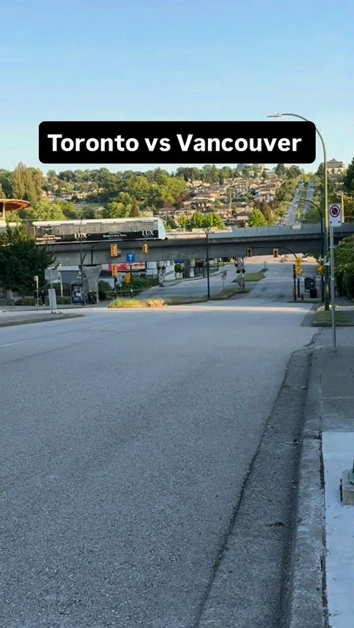 Toronto vs Vancouver: Transit (repost) #toronto #torontolife #vancouver #vancity #vancouver_ig