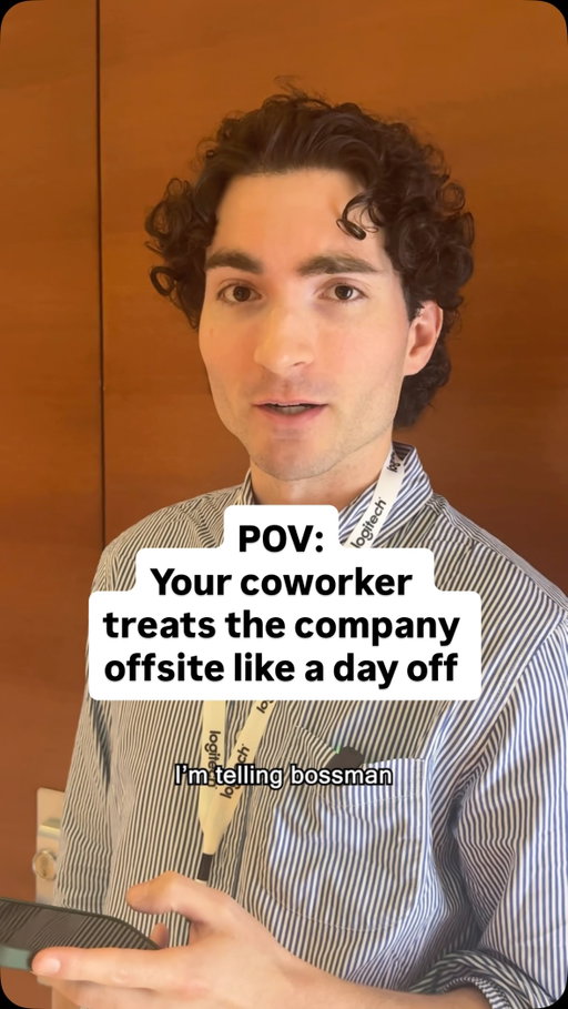 Nothing better than a vacation day, I mean offsite @logitech #logitechforbusiness #corporatehumor #whatsnext