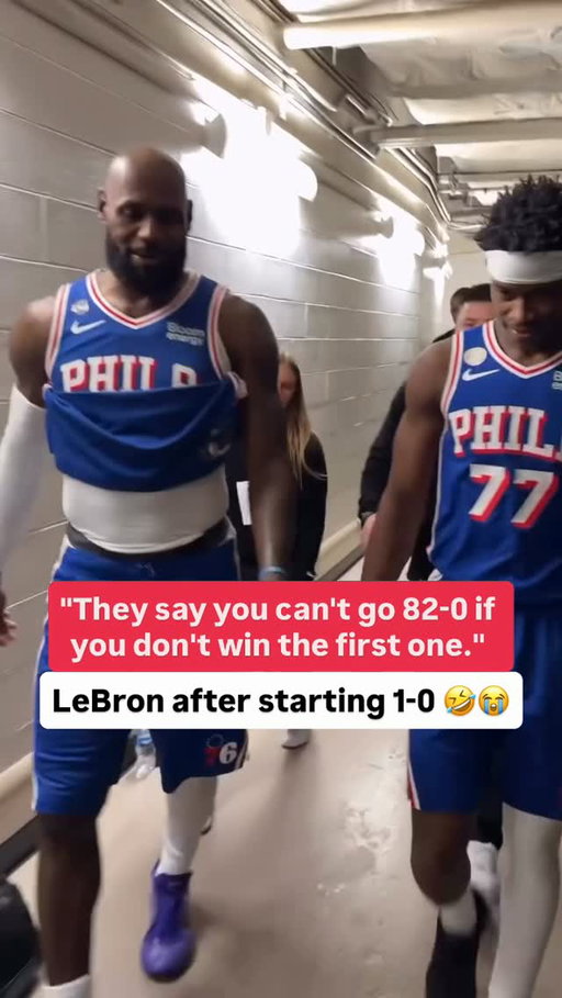LeBron was in a great mood after spoiling Knicks ring night 🤣🚫💍

(Via @nba)