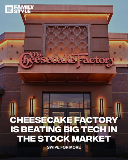 Casual dining investors are eating good 📈📈📈 

Cracker Barrel and Cheesecake Factory are currently outperforming big tech in the market. 

They really said “y’all can keep the AI” 😐