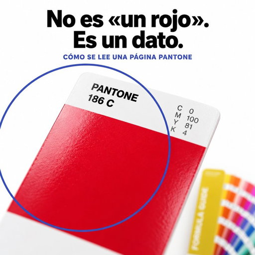 No es solo un color: es un número, un sufijo, un nombre y un año. 🔍 En este carrusel te enseño a leer cada dato de un chip PANTONE para que nunca más pidas "un rojo así". 👉 Desliza y aprende a especificar con precisión: el número, el sufijo C o U, el nombre y la edición vigente. Guías PANTONE auténticas, en su última versión y listas para tu estudio. Pregúntame cualquier cosa y te asesoro: ¡sean parte de nuestra comunidad creativa!