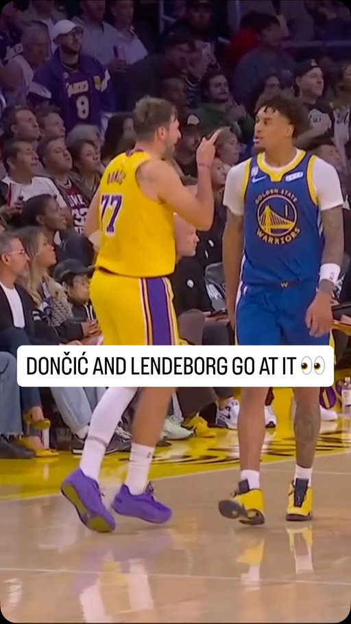Luka Dončić and Warriors rookie Yaxel Lendeborg went at it all first half!🔥

Dončić got the better of the first-year player, finishing the half with 23 points and the lead going into the third!🤯

(via @espn)