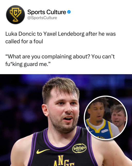 Welcome to the NBA Yaxel 😭👀

Luka Dončić is already a veteran, and his confidence shows whenever somebody challenges him. He has played on the biggest stages and faced elite defenders, so a rookie talking trash is nothing new. He knows how to control the pace and make a matchup feel personal.

Luka and Yaxel Lendeborg were going back and forth, with Luka letting the rookie hear it after drawing a foul. Their exchange added some intensity to the game and showed how comfortable Luka is talking while competing. He clearly enjoys that kind of challenge. 

Then Luka banked in a half-court shot before halftime and pointed toward Yaxel, making the moment even louder. That is a tough welcome to the NBA: trading words with an experienced superstar who can answer with a ridiculous shot. Yaxel showed confidence standing his ground, but Luka made sure he got a memorable introduction. 

Follow @sportsculture to stay tapped in for more content like this