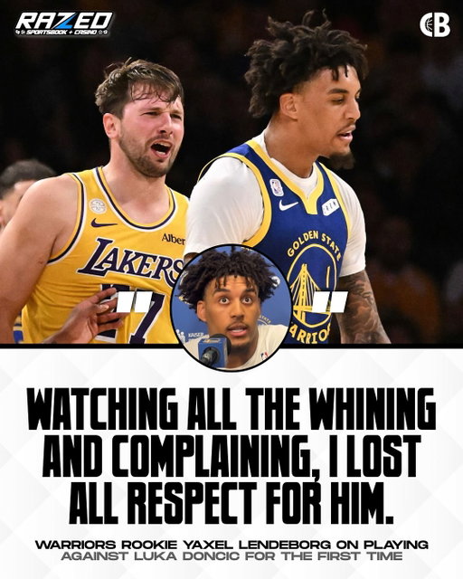 Golden State Warriors rookie Yaxel Lendeborg on facing Luka Doncic for the first time: 

“A lot of flopping, a lot of foul baiting, a lot of praying to the refs… I had a lot of respect for him [Luka Doncic] ... but being in there first hand, watching all the whining and complaining, I lost all respect for him.”

Thoughts? 🤔