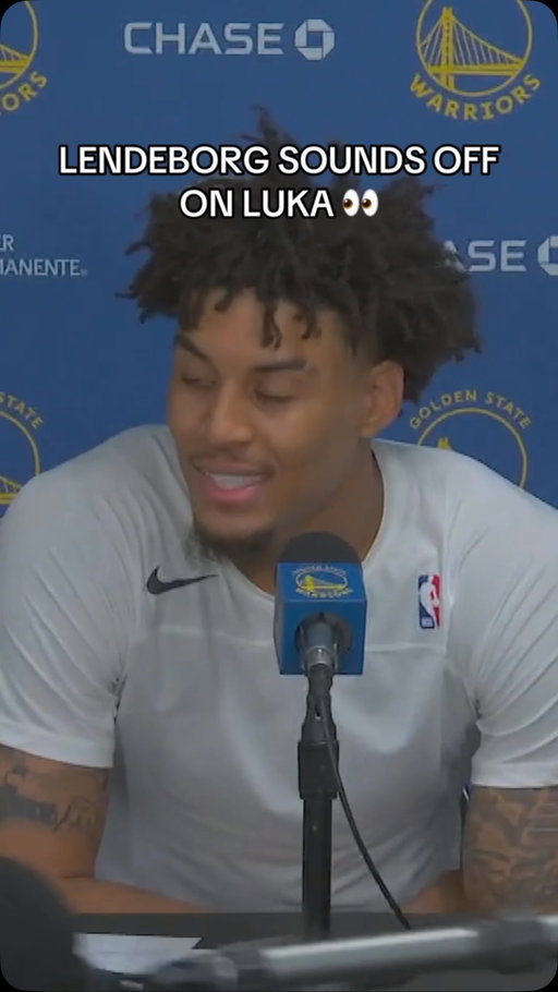 Warriors rookie Yaxel Lendeborg did NOT mince any words when describing what it was like to guard Luka Dončić! 🤯

#NBA