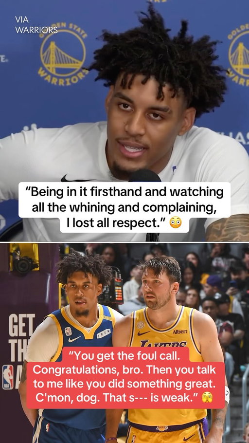 Warriors rookie Yaxel Lendeborg said he lost all respect for Luka Doncic after their first matchup 😬

#nba #basketball #warriors #lakers