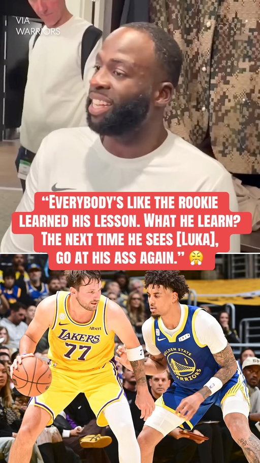 Draymond Green was all for his rookie Yaxel Lendeborg jawing with Luka in their matchup 🗣️

#nba #basketball #lakers #warriors