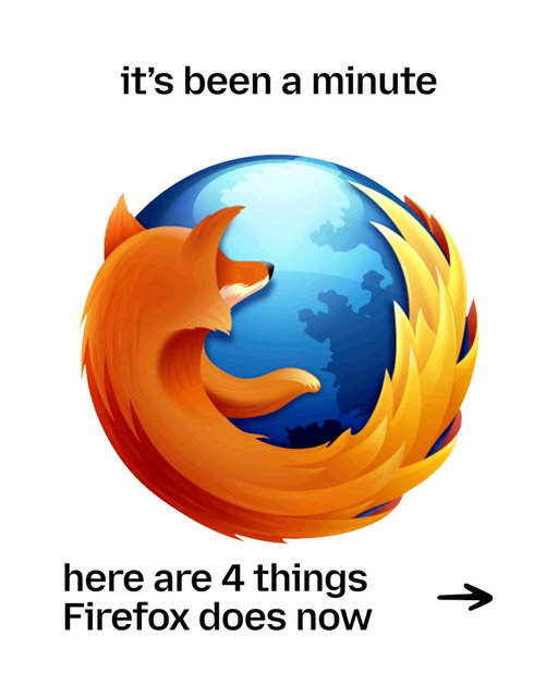 We’ve been busy. Swipe through everything new in Firefox (and we’re just getting started 🔥)