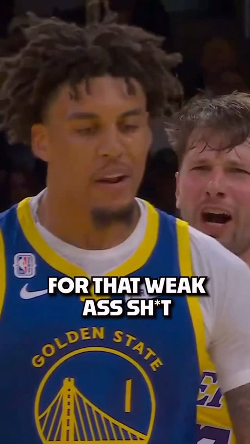 Luka Doncic exchanges words with Warriors rookie Yaxel Lendeborg about weak foul calls 

#nba #sports #basketball #lakers #warriors