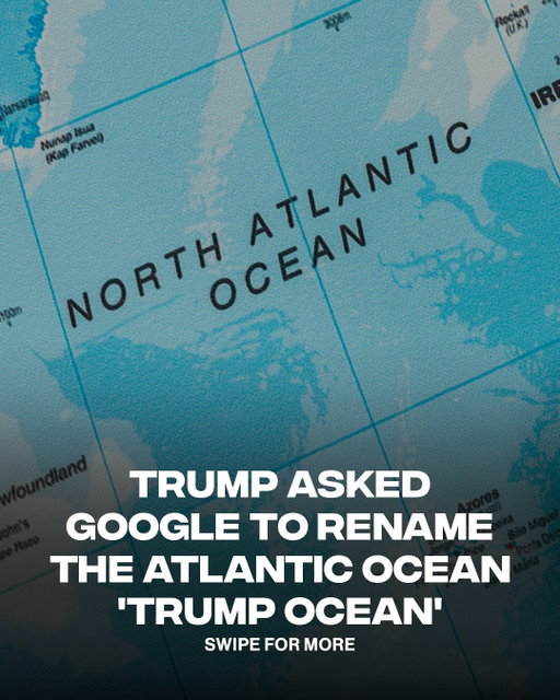 President Donald Trump claimed he asked Google to rename the Atlantic Ocean the “Trump Ocean,” according to Newsweek. 

During a rally in South Carolina on Wednesday, Trump said Google CEO Sundar Pichai turned down the idea because the ocean borders multiple countries.

[📸: GETTY ]