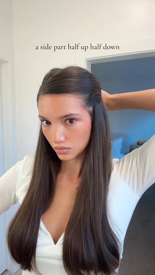 something about a side part