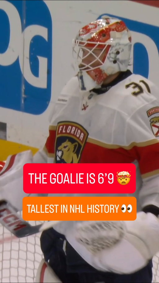 Cooper Black making history in his NHL Debut as he becomes the TALLEST NHL GOALIE EVER 🤯
