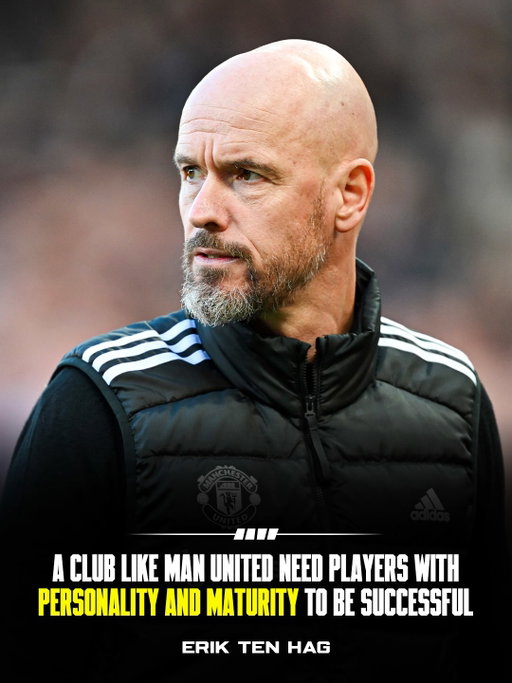 🚨 Erik ten Hag 𝐂𝐑𝐈𝐓𝐈𝐂𝐈𝐙𝐄𝐒 Manchester United’s board for failing to support him and for the signings they made. 🔴⚠️

“They promised me loyalty, they promised me backing, they promised communication... But the 𝐩𝐫𝐨𝐦𝐢𝐬𝐞𝐬, 𝐭𝐡𝐞𝐲 𝐝𝐢𝐝𝐧’𝐭 𝐤𝐞𝐞𝐩” 😤

They didn’t respect Ten Hag’s wishes regarding transfers. Frenkie de Jong was his first choice for midfield, but the player declined to join. 

He then pushed for Declan Rice, but West Ham didn’t want to sell: “I think we could have done more to test”. 

For centre-forward, in the summer of 2023, he wanted 𝐨𝐧𝐥𝐲 𝐨𝐧𝐞 𝐩𝐥𝐚𝐲𝐞𝐫: “I said to them, ‘I want only one player, and you know who’”. That player was Harry Kane, and Ten Hag 𝐰𝐚𝐬 𝐭𝐨𝐥𝐝 𝐧𝐨. ❌

“The point is, at United you need 𝐨𝐮𝐭𝐬𝐭𝐚𝐧𝐝𝐢𝐧𝐠 𝐩𝐥𝐚𝐲𝐞𝐫𝐬.” 🌟

“I think a club like United, you need these profiles to be successful. 𝐏𝐞𝐫𝐬𝐨𝐧𝐚𝐥𝐢𝐭𝐲, and they are mature, and they’re accountable”. 

“We signed five, six players, young, high potentials. But they are 𝐧𝐨𝐭 𝐭𝐡𝐞 𝐟𝐢𝐧𝐢𝐬𝐡𝐞𝐝 𝐩𝐫𝐨𝐝𝐮𝐜𝐭. They need guidance from good professionals, like Kane, Rice, and Bruno”, Ten Hag told The Athletic. 🧠‼️