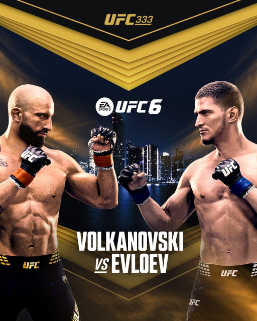 The featherweight title is on the line. 🍿
Alexander Volkanovski vs. Movsar Evloev
Who are you backing at #UFC333? 👇 #UFC6