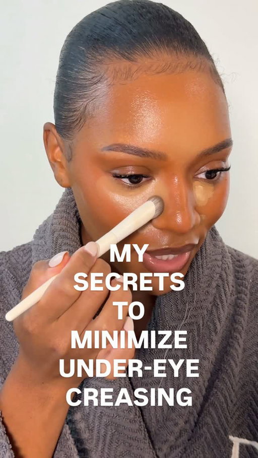 How to minimize under-eye creasing 💕💕

	1.	Prep your skin. Moisturize and prime first so your makeup doesn’t crack or flake.
	2.	Let it sit. Spread your concealer and give it a few minutes to setttt under your eyes before blending.
	3.	Blend well. Make sure there’s noooo cracking or separating before you add setting powder.
	4.	Powder twice. Use a powder puff to press in a thin layer. My secret? I do this step twice!
	5.	Lock it in (optional). If you struggle with creasing, a pressed powder on top really helps.
	6.	Finish with setting spray to seal everything in place.

Products used:
@Morphe Angled Concealer Brush
@toofaced Concealer in the shade Caramel, plus a dash of Vanilla under the eyes

#makeup #concealer #undereyes #explore #reel