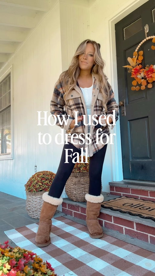 Just say FALL and I’ll send everything over to you!! (Also, man I miss tall Ugg boots)😂

#fallstyle #falloutfits #momswithstyle #momstyle