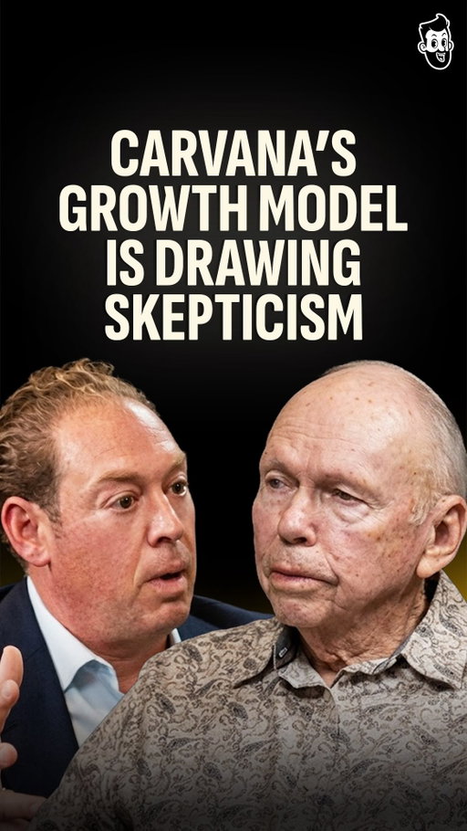 Not every dealer sees Carvana as a long-term threat.

Jim Speck, President of Circle Auto Group, explains to @matthewchaiken why he remains skeptical of the model.

His view?

The financing economics make the business harder to sustain than the stock price suggests.

➤ Stream the latest episode of the Car Dealership Guy Podcast now on your favorite platform—brought to you by Lotlinx, @experian_auto, and CDG Circles