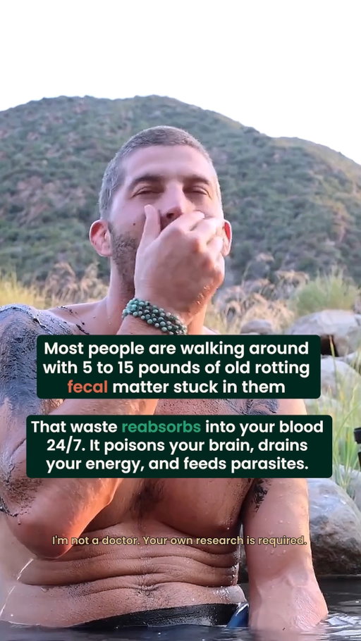 A $2 alternative to a $150 colonic 🧂

A colonic runs around $150. A salt water flush is warm water, sea salt and lemon from your own kitchen, and for me it gets more moving.

It is not gentle. Stay close to a bathroom, let it finish completely, and keep drinking clean water after.

I'm leaving amounts and timing out of this on purpose. Look into it properly before you try it.

I'm not a doctor. Your own research is required.

Save this for your next reset day.

#saltwaterflush #guthealth #detox #rootcause