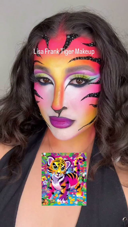 🐅🌈✨RAWR ✨🌈🐅

@lisafrank Tiger makeup for Halloween! As a self proclaimed Lisa Frank Stan I had to create this look for Halloween. I felt so fierce 🐯 

PRODUCT DETAILS 👉🏼

FACE/EYES
🐅 @elemis Pro Collagen Marine Cream 
🌈 @rhode Glazing Milk 
✨ @anua_global PDRN Hyaluronic Acid Mist
🐅 @jcatbeauty Masterclass FX Palette 
🌈 @mehronmakeup Cream Blend Stick (White)
✨ @shadesbyshan Concealer 
🐅 @hudabeauty Blush Filter Liquid Blush (Intense Guava)

EYES/FACE
✨ @bellabeautebar Arch of Color Eyeshadow Palette *USE CODE “Lexilalamakeup” FOR MONEY 💰 OFF*
🐅 @wetnwildbeauty Fantasy Makers Queen of Brights Eyeshadow Palette
🌈 @onesize Powder Foundation (Stage White) & Glitter Setting Spray (Diamond Icing) 
✨ @exocosmetics Just The Tip Liquid Eyeliner 
🐅 @threadbeauty Wing It Precision Liquid Eyeliner 
🌈 @jelliwinkcosmetics Graphic Paint Pot (Sicily) 
✨ @velourbeautyofficial Lashes (Dream Girl) 
🐅 @shadesbyshan The Gel Eyeliner (Black Tea)
🌈 @makeupamurder Poison Neon Pigments 
✨ @makeupbymitchell Do You Want Some Milk Eyeshadow Palette 
🐅 @plouise_makeup_academy Coloured Eye Base (Yummy Yellow), Rumour Eye Base (Rumour 0) 

BROWS
🐅 @rarebeauty Brow Harmony Brow Gel
🌈 @nyxcosmetics Blade & Shade Eyebrow Pencil 

GLITTER/SPARKlE
✨ @jelliwinkcosmetics Prismatic Pigment (Ziya, Snow, Magnolia)
✨ @sheglam_official Go Go Glow Highlighting Mist (Love Bomb)

LIPS
🐅 @unearthlycosmetics Lip Liner (Doom)
🌈 @trixiecosmetics Play Pigments (Ring Leader & Finish Her! 
✨ @makeupforever Artist Color Lip Glow Balm (Festival Lilac)