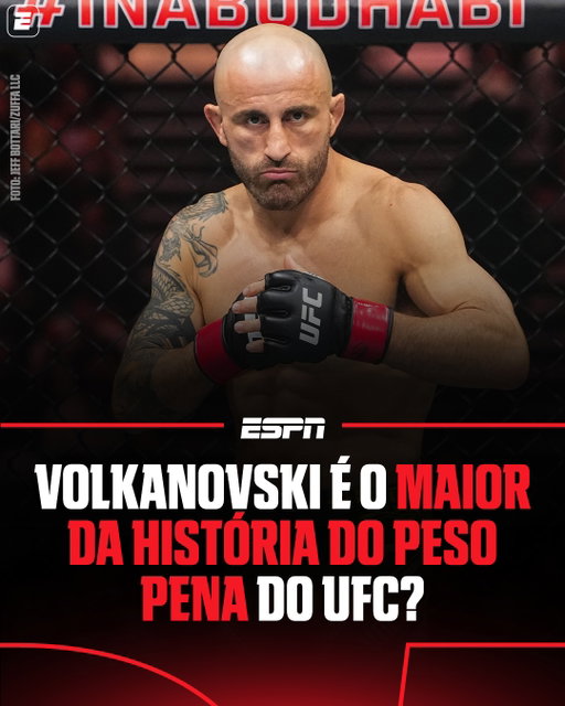 O GOAT DO PESO PENA? 👀🔥 Com a vitória ABSURDA sobre o invicto Movsar Evloev, Alexander Volkanovski se torna o MAIOR DA HISTÓRIA DO PESO PENA?

#ESPNKnockOut #UFC #AlexanderVolkanovski