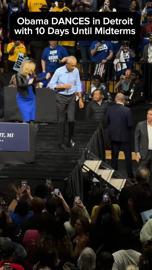 In Detroit, Former President Obama HIT BACK at Trump and the GOP for attacking Dr. Abdul El-Sayed over his Muslim faith: “it’s not gonna work!” Our @lukeradel is on the road.